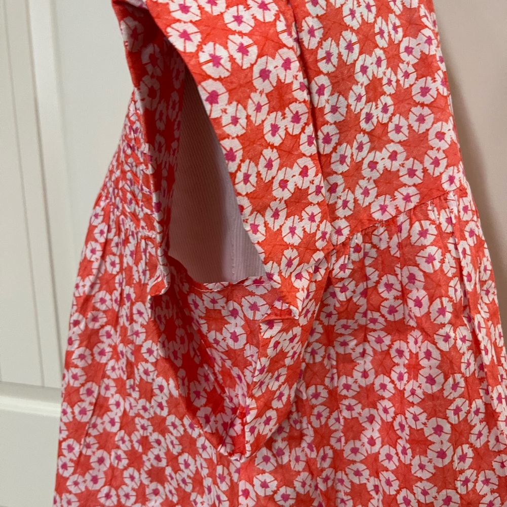 RO’S GARDEN Nini Floral Button-Up Blouse in Red - Picture 4 of 6